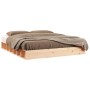 Estructura de cama de madera maciza 120x200 cm de , Camas y somieres - Ref: Foro24-820681, Precio: 116,99 €, Descuento: %