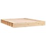 Estructura de cama de madera maciza 120x200 cm de , Camas y somieres - Ref: Foro24-820681, Precio: 116,99 €, Descuento: %