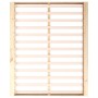 Estructura de cama de madera maciza 120x200 cm de , Camas y somieres - Ref: Foro24-820681, Precio: 116,99 €, Descuento: %