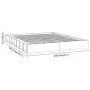 Estructura de cama de madera maciza 120x200 cm de , Camas y somieres - Ref: Foro24-820681, Precio: 116,99 €, Descuento: %