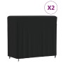 Cubiertas para leñeros 2 uds tela Oxford 420D 122x61x106 cm de , Fundas para muebles de jardín - Ref: Foro24-3203387, Precio:...