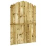 Puerta de valla de madera de pino impregnada 100x150 cm de vidaXL, Puertas de jardín - Ref: Foro24-45329, Precio: 85,99 €, De...