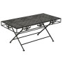 Klappbarer Couchtisch im Vintage-Stil schwarzes Metall 100x50x45 cm von vidaXL, Couchtisch - Ref: Foro24-245927, Preis: 104,9...