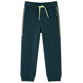 Pantalones de chándal infantiles con cordón verde musgo 140 de , Pantalones de niños - Ref: Foro24-13423, Precio: 13,88 €, De...