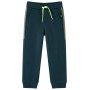 Pantalones de chándal infantiles con cordón verde musgo 140 de , Pantalones de niños - Ref: Foro24-13423, Precio: 13,88 €, De...