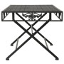 Folding vintage-style black metal coffee table 100x50x45 cm by vidaXL, Coffee table - Ref: Foro24-245927, Price: 104,99 €, Di...