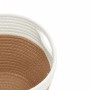 Storage baskets 2 pcs brown and white cotton Ø24x18 cm by , Baskets - Ref: Foro24-358454, Price: 16,66 €, Discount: %