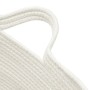 Beige and white cotton laundry basket Ø60x36 cm by , Laundry baskets - Ref: Foro24-358475, Price: 31,98 €, Discount: %