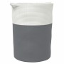 Gray and white cotton storage basket Ø49x65 cm by , Baskets - Ref: Foro24-358494, Price: 31,21 €, Discount: %