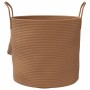 Brown cotton storage basket Ø40x35 cm by , Baskets - Ref: Foro24-358496, Price: 28,81 €, Discount: %