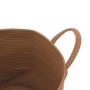 Brown cotton storage basket Ø40x35 cm by , Baskets - Ref: Foro24-358496, Price: 28,81 €, Discount: %