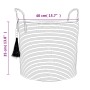 Brown cotton storage basket Ø40x35 cm by , Baskets - Ref: Foro24-358496, Price: 28,81 €, Discount: %