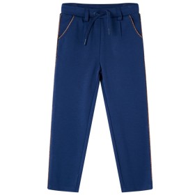 Children's pants with navy blue drawstring 104 by , kids pants - Ref: Foro24-13545, Price: 10,99 €, Discount: %