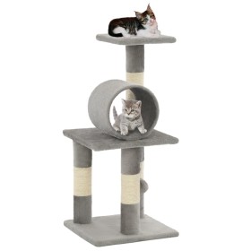 Rascador para gatos con poste de sisal 65 cm gris de vidaXL, Mobiliario para gatos - Ref: Foro24-170596, Precio: 32,07 €, Des...