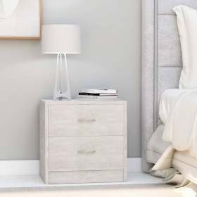 Bedside tables 2 pcs concrete plywood 40x30x40cm by vidaXL, Nightstands - Ref: Foro24-801044, Price: 57,99 €, Discount: %