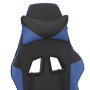 Massage Gaming Stuhl und Fußstütze Kunstleder schwarz blau von , Gaming-Stühle - Ref: Foro24-345411, Preis: 112,53 €, Rabatt: %