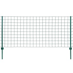 Euro Green Steel Fence 20x1 m by vidaXL, fence panels - Ref: Foro24-142815, Price: 138,99 €, Discount: %