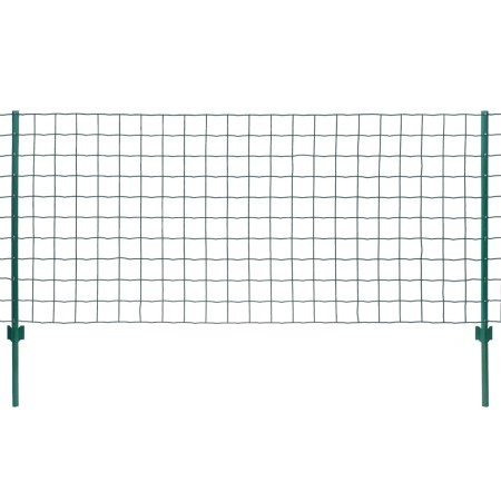 Euro Green Steel Fence 20x1 m by vidaXL, fence panels - Ref: Foro24-142815, Price: 146,74 €, Discount: %