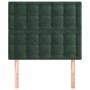 Headboards 2 units of dark green velvet 80x5x78/88 cm by , Headboards and footboards - Ref: Foro24-3116799, Price: 65,72 €, D...