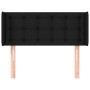 Cabecero de tela negro 83x16x78/88 cm de , Cabeceros y pies de cama - Ref: Foro24-3119178, Precio: 50,99 €, Descuento: %