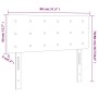 Cabecero con LED de tela gris taupe 80x5x78/88 cm de , Cabeceros y pies de cama - Ref: Foro24-3122024, Precio: 44,58 €, Descu...