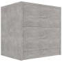 Nachttische 2 Stück Betonsperrholz 40x30x40cm von vidaXL, Nachttische - Ref: Foro24-801044, Preis: 53,64 €, Rabatt: %