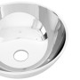 Silver ceramic sink 28x10 cm by vidaXL, Sinks - Ref: Foro24-143489, Price: 66,28 €, Discount: %