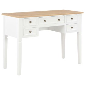 Escritorio de madera blanco 109,5x45x77,5 cm de vidaXL, Escritorios - Ref: Foro24-280069, Precio: 221,99 €, Descuento: %