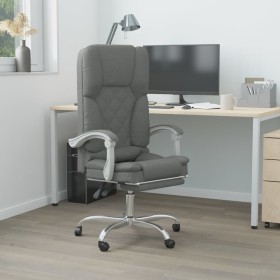 Dark Gray Fabric Massage Reclining Office Chair by , Office chairs - Ref: Foro24-349686, Price: 124,99 €, Discount: %