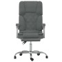 Dark Gray Fabric Massage Reclining Office Chair by , Office chairs - Ref: Foro24-349686, Price: 126,19 €, Discount: %