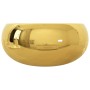 Lavabo 40x15 cm cerámica dorado de vidaXL, Lavabos - Ref: Foro24-143498, Precio: 91,28 €, Descuento: %