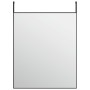 Türspiegel aus schwarzem Glas und Aluminium, 50 x 60 cm von , Spiegel - Ref: Foro24-327409, Preis: 29,09 €, Rabatt: %