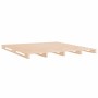 Cama de palets de madera maciza de pino 135x190 cm de , Camas y somieres - Ref: Foro24-821432, Precio: 143,99 €, Descuento: %