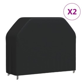 Barbecue covers 2 units Oxford 420D fabric 162x61x122 cm by , Garden furniture covers - Ref: Foro24-3203390, Price: 57,99 €, ...