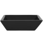 Lavabo cuadrado de cerámica negro 41,5x41,5x12 cm de vidaXL, Lavabos - Ref: Foro24-142739, Precio: 58,08 €, Descuento: %