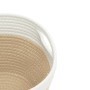 Storage baskets 2 units cotton beige and white Ø24x18 cm by , Baskets - Ref: Foro24-358455, Price: 19,24 €, Discount: %