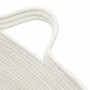 Cesta para ropa sucia algodón marrón y blanco Ø60x36 cm de , Cestas para ropa - Ref: Foro24-358476, Precio: 31,98 €, Descuent...