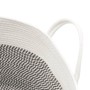 Gray and white cotton storage basket Ø38x46 cm by , Baskets - Ref: Foro24-358481, Price: 28,74 €, Discount: %