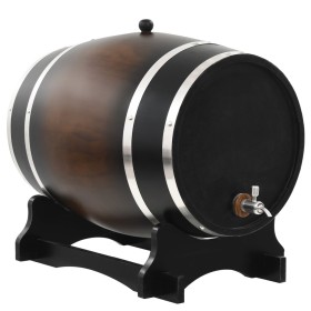 Wine barrel with tap solid pine wood 35 L by vidaXL, wine production - Ref: Foro24-50685, Price: 231,99 €, Discount: %