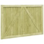 Wooden fence gates, 2 units of impregnated pine, 300x100 cm by vidaXL, garden gates - Ref: Foro24-45339, Price: 204,49 €, Dis...