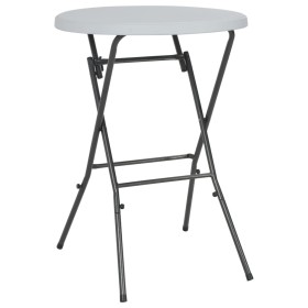 White HDPE folding garden table 80x110 cm by vidaXL, Garden tables - Ref: Foro24-44560, Price: 100,41 €, Discount: %