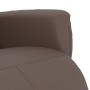 Sillón reclinable con reposapiés cuero sintético marrón de , Sillones - Ref: Foro24-356586, Precio: 212,38 €, Descuento: %