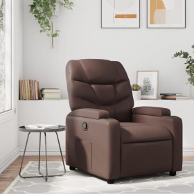 Brown Faux Leather Recliner by , Armchairs - Ref: Foro24-372467, Price: 235,18 €, Discount: %