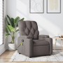 Taupe gray fabric reclining massage chair by , Armchairs - Ref: Foro24-372499, Price: 246,99 €, Discount: %