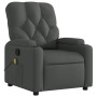 Sillón de masaje reclinable de tela gris oscuro de , Sillones - Ref: Foro24-372492, Precio: 248,03 €, Descuento: %