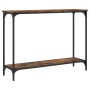 Mesa consola madera de ingeniería roble ahumado 101x30,5x75 cm de , Mesas auxiliares - Ref: Foro24-837704, Precio: 41,42 €, D...