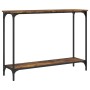 Mesa consola madera de ingeniería roble ahumado 101x30,5x75 cm de , Mesas auxiliares - Ref: Foro24-837704, Precio: 41,42 €, D...