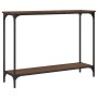 Oak brown engineered wood console table 101x30.5x75 cm by , Side tables - Ref: Foro24-837706, Price: 42,64 €, Discount: %