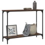 Oak brown engineered wood console table 101x30.5x75 cm by , Side tables - Ref: Foro24-837706, Price: 42,64 €, Discount: %