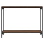 Oak brown engineered wood console table 101x30.5x75 cm by , Side tables - Ref: Foro24-837706, Price: 42,64 €, Discount: %